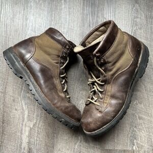 Brown Danner Mountain Light II Lace to Toe Hiking Work boots sz 11 D Vibram Sole